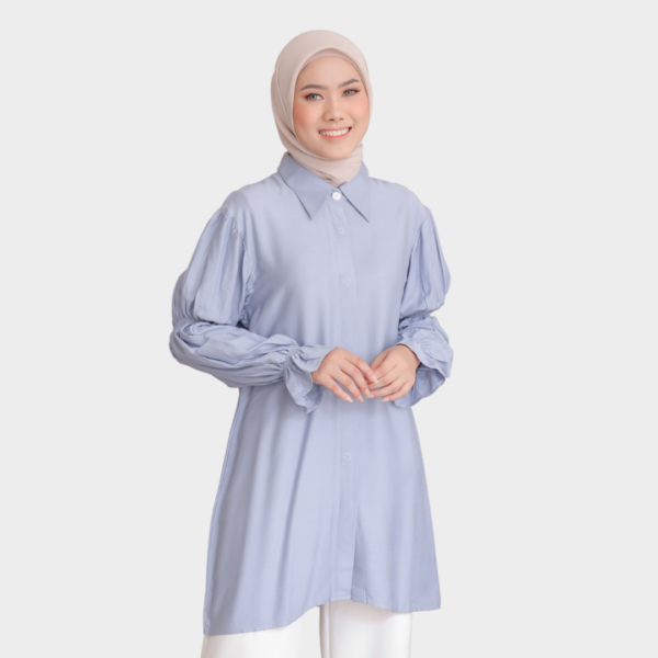 Diva Blouse Denim Blue
